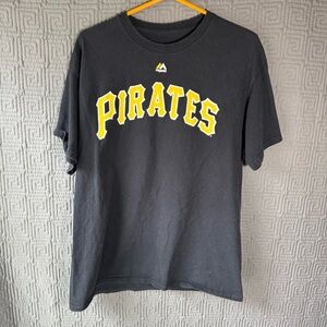 Majestic T-Shirt Men’s Large Pittsburgh Pirates Roberto Clemente